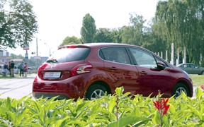 Peugeot 208 & VW Polo - rear view