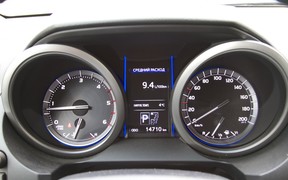 Toyota Prado - приборы Toyota Prado - приборы