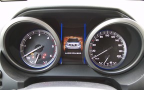Toyota Prado - приборы Toyota Prado - приборы