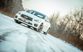 Infiniti Q50 - внешность спереди