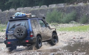 Mitsubishi Pajero Карпаты